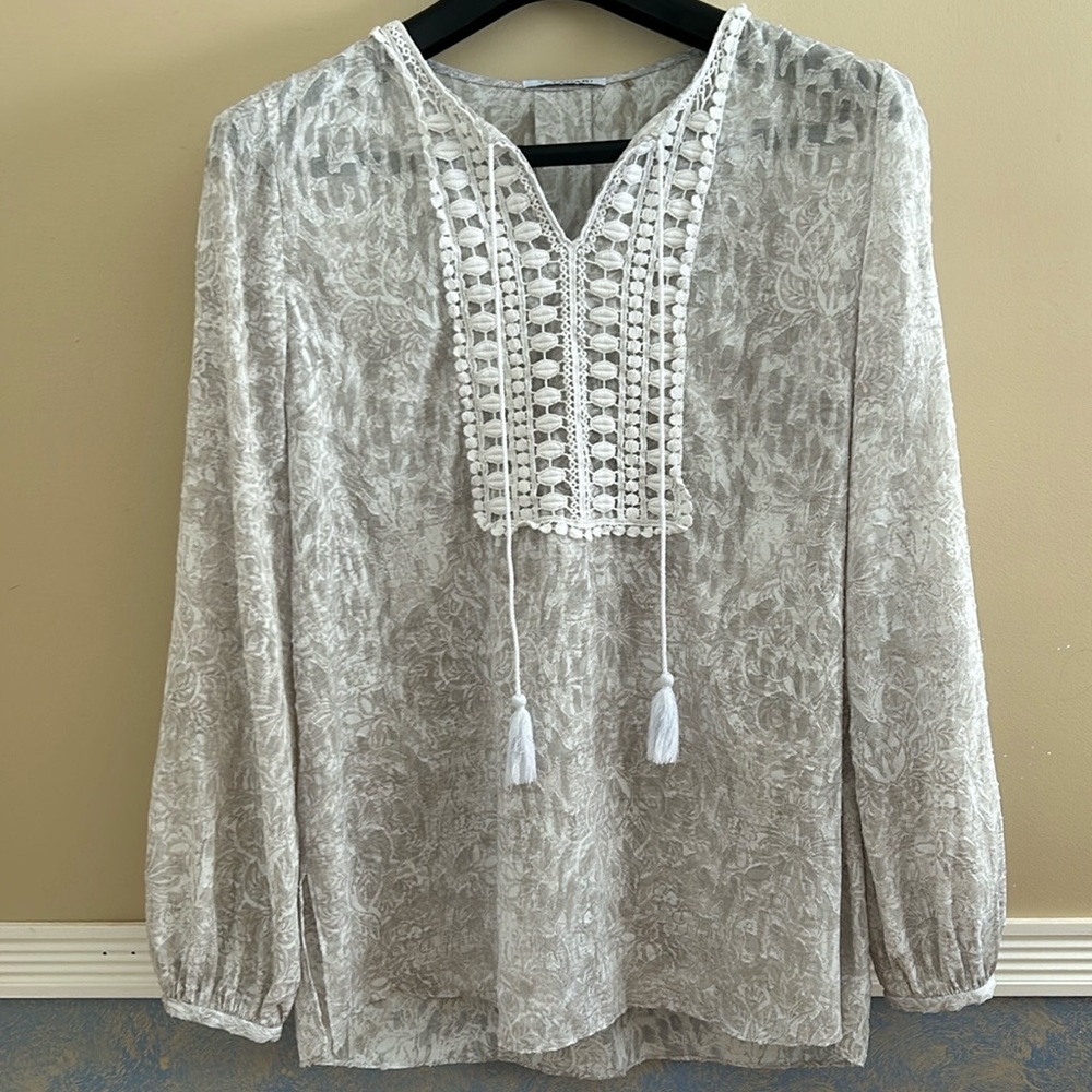 BOHO Blouse with flattering embellishments